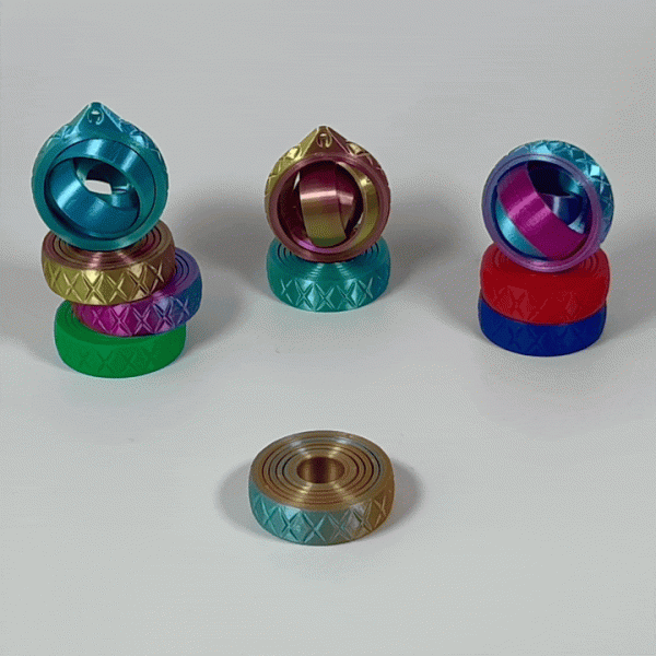 Breloc Fidget Gyro Spinner - imagine 3
