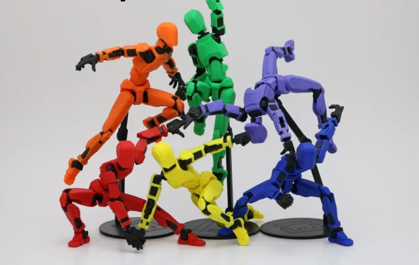 Dummy13 Robot Yellow-Black - imagine 3